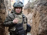 Periodista de guerra Alina Logvinenko