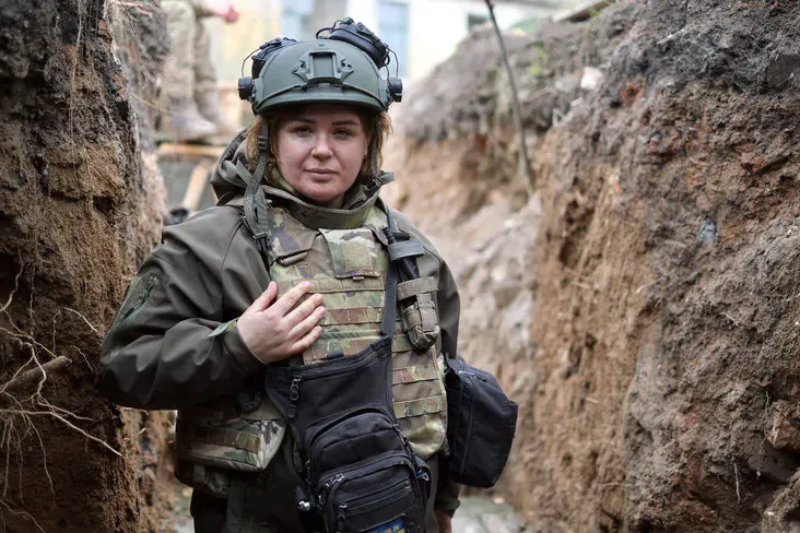 Periodista de guerra Alina Logvinenko