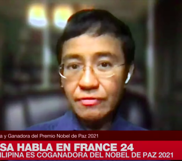 María Ressa en France 24